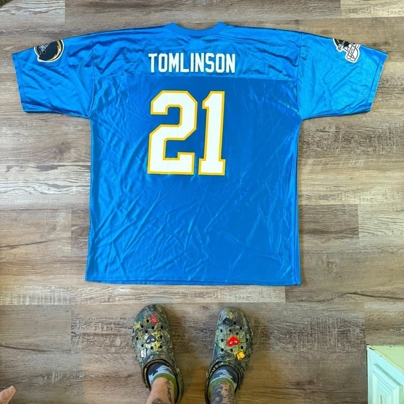 NFL Other - Vintage San Diego Chargers Ladainian Tomlinson blue yellow jersey Men XXL 2XL